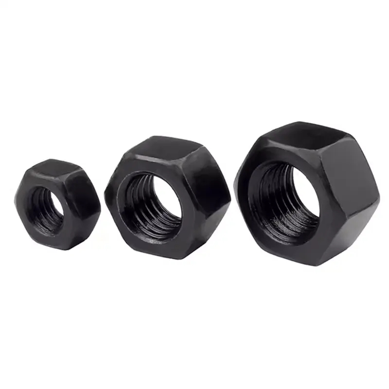 Quality Guaranteed Wholesale Price Black Oxide Hex Nut Grade 8.8 steel DIN934 Hexagon Bolt Nuts