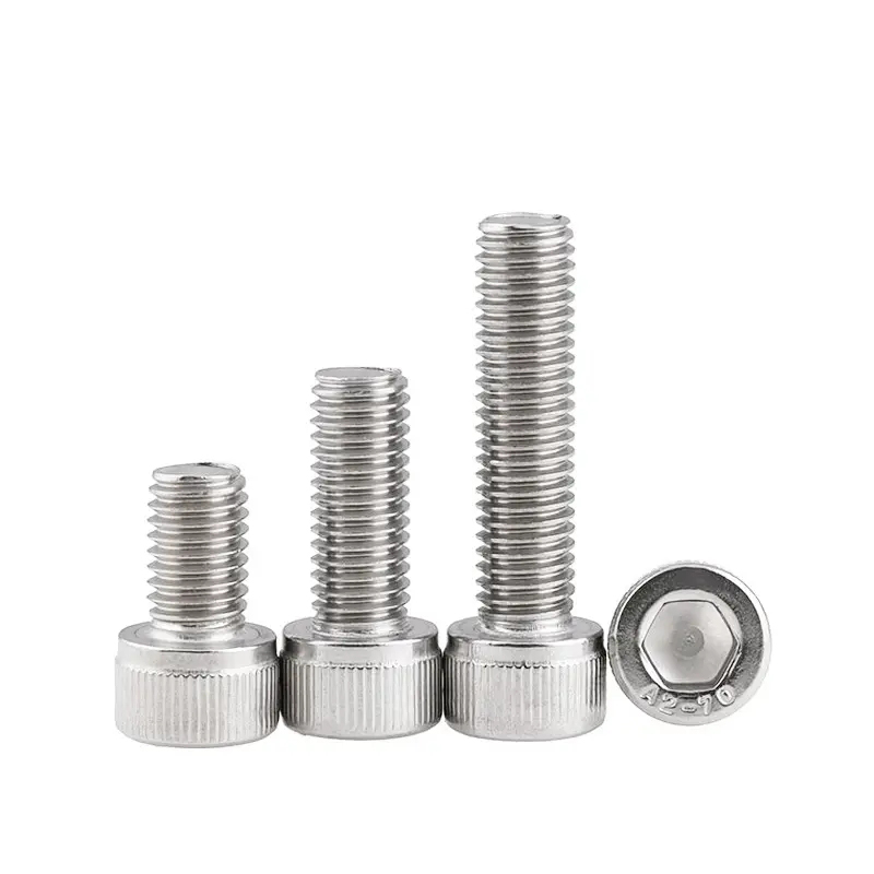 Wholesale Din912 8.8 M2 m3 m4 M8 ss 316 steel carbon zinc stock tornillo bolt hexagonal smooth hex socket head cap screw